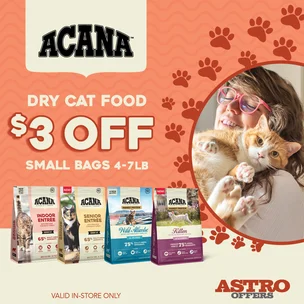 ACANA | $3.00 OFF S…
